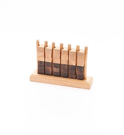 Wooden Four-in-a-row Game